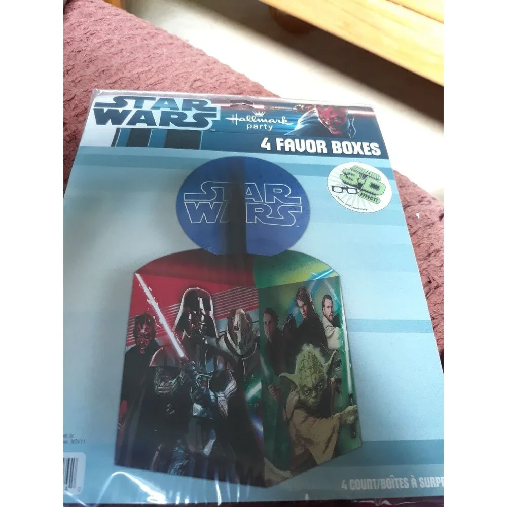 Hallmark Star Wars Party Favors 4 Boxes